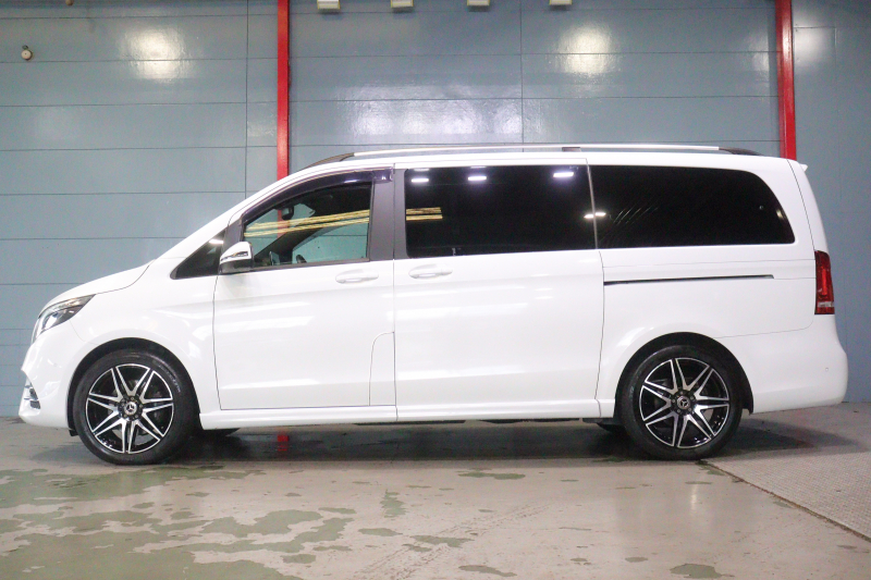 メルセデスベンツ Vクラス V220d ｱﾊﾞﾝｷﾞｬﾙﾄﾞ ﾛﾝｸﾞ AMGﾗｲﾝ ﾚｰﾀﾞｰSP　後期 黒本革 ﾊﾟﾉﾗﾏｻﾝﾙｰﾌ 10.25ｲﾝﾁﾜｲﾄﾞﾅﾋﾞ Burmesterｻｳﾝﾄﾞ 360ｶﾒﾗ ｱｸﾃｨﾌﾞｸﾙｺﾝ ﾚｰﾝｷｰﾌﾟ ｼｰﾄﾋｰﾀｰ AMGｴｱﾛ&19ｲﾝﾁｱﾙﾐﾎｲｰﾙ　2年保証