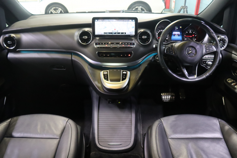 メルセデスベンツ Vクラス V220d ｱﾊﾞﾝｷﾞｬﾙﾄﾞ ﾛﾝｸﾞ AMGﾗｲﾝ ﾚｰﾀﾞｰSP　後期 黒本革 ﾊﾟﾉﾗﾏｻﾝﾙｰﾌ 10.25ｲﾝﾁﾜｲﾄﾞﾅﾋﾞ Burmesterｻｳﾝﾄﾞ 360ｶﾒﾗ ｱｸﾃｨﾌﾞｸﾙｺﾝ ﾚｰﾝｷｰﾌﾟ ｼｰﾄﾋｰﾀｰ AMGｴｱﾛ&19ｲﾝﾁｱﾙﾐﾎｲｰﾙ　2年保証