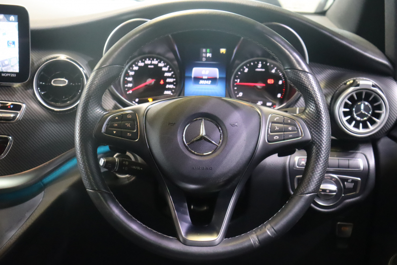 メルセデスベンツ Vクラス V220d ｱﾊﾞﾝｷﾞｬﾙﾄﾞ ﾛﾝｸﾞ AMGﾗｲﾝ ﾚｰﾀﾞｰSP　後期 黒本革 ﾊﾟﾉﾗﾏｻﾝﾙｰﾌ 10.25ｲﾝﾁﾜｲﾄﾞﾅﾋﾞ Burmesterｻｳﾝﾄﾞ 360ｶﾒﾗ ｱｸﾃｨﾌﾞｸﾙｺﾝ ﾚｰﾝｷｰﾌﾟ ｼｰﾄﾋｰﾀｰ AMGｴｱﾛ&19ｲﾝﾁｱﾙﾐﾎｲｰﾙ　2年保証