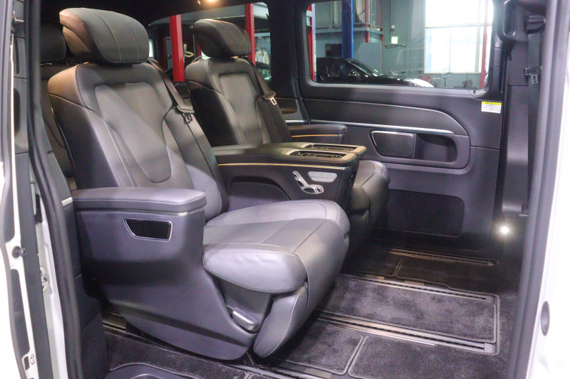 メルセデスベンツ Vクラス V220d ｱﾊﾞﾝｷﾞｬﾙﾄﾞ ﾛﾝｸﾞ AMGﾗｲﾝ ｴｸｽｸﾙｰｼﾌﾞｼｰﾄP ﾚｰﾀﾞｰSP　1ｵｰﾅｰ 後期 黒本革 2列目ｴｸｽｸﾙｰｼﾌﾞｼｰﾄ ｼｰﾄﾋｰﾀｰ ﾍﾞﾝﾁﾚｰﾀｰ ﾘﾗｸｾﾞｰｼｮﾝ ﾊﾟﾉﾗﾏｻﾝﾙｰﾌ 10.25ｲﾝﾁﾜｲﾄﾞﾅﾋﾞ Burmester 360ｶﾒﾗ AMGｴｱﾛ&19ｲﾝﾁAW 9速AT　2年保証