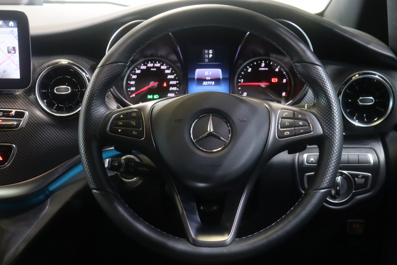 メルセデスベンツ Vクラス V220d ｱﾊﾞﾝｷﾞｬﾙﾄﾞ ﾛﾝｸﾞ AMGﾗｲﾝ ｴｸｽｸﾙｰｼﾌﾞｼｰﾄP ﾚｰﾀﾞｰSP　1ｵｰﾅｰ 後期 黒本革 2列目ｴｸｽｸﾙｰｼﾌﾞｼｰﾄ ｼｰﾄﾋｰﾀｰ ﾍﾞﾝﾁﾚｰﾀｰ ﾘﾗｸｾﾞｰｼｮﾝ ﾊﾟﾉﾗﾏｻﾝﾙｰﾌ 10.25ｲﾝﾁﾜｲﾄﾞﾅﾋﾞ Burmester 360ｶﾒﾗ AMGｴｱﾛ&19ｲﾝﾁAW 9速AT　2年保証