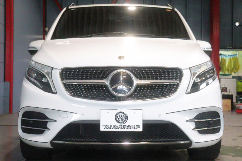 メルセデスベンツ Vクラス V220d ｱﾊﾞﾝｷﾞｬﾙﾄﾞ ﾛﾝｸﾞ AMGﾗｲﾝ ｴｸｽｸﾙｰｼﾌﾞｼｰﾄP ﾚｰﾀﾞｰSP　1ｵｰﾅｰ 後期 黒本革 2列目ｴｸｽｸﾙｰｼﾌﾞｼｰﾄ ｼｰﾄﾋｰﾀｰ ﾍﾞﾝﾁﾚｰﾀｰ ﾘﾗｸｾﾞｰｼｮﾝ ﾊﾟﾉﾗﾏｻﾝﾙｰﾌ 10.25ｲﾝﾁﾜｲﾄﾞﾅﾋﾞ Burmester 360ｶﾒﾗ AMGｴｱﾛ&19ｲﾝﾁAW 9速AT　2年保証