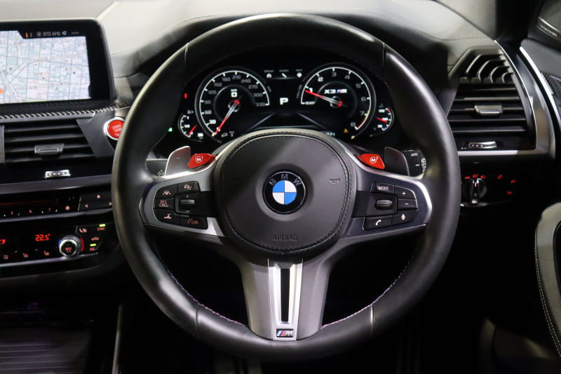 BMW X3 M ｺﾝﾍﾟﾃｨｼｮﾝ　ﾄﾞﾗｲﾋﾞﾝｸﾞｱｼｽﾄﾌﾟﾗｽ ACC Mｽﾎﾟｰﾂｼｰﾄ(ｴｸｽﾃﾝﾄﾞﾚｻﾞｰﾒﾘﾉ/ｱﾙｶﾝﾀﾗｺﾝﾋﾞ) 第6世代iDriveﾅﾋﾞ harman/kardonｻｳﾝﾄﾞ ﾍｯﾄﾞｱｯﾌﾟD ｱﾀﾞﾌﾟﾃｨﾌﾞLED Mｽﾎﾟｰﾂｴｷｿﾞｰｽﾄ 専用ｴｸｽﾃﾘｱ 21ｲﾝﾁAW 　2年保証