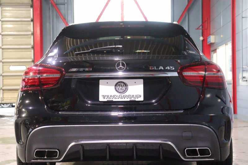 AMG GLA GLA45 4MATIC ﾚｰﾀﾞｰSP　後期ﾓﾃﾞﾙ 本革ｼｰﾄ(ﾌﾞﾗｯｸ) ﾊﾟﾉﾗﾏｻﾝﾙｰﾌ 8ｲﾝﾁﾜｲﾄﾞﾅﾋﾞ CarPlay LEDﾍｯﾄﾞﾗｲﾄ ｱｸﾃｨﾌﾞｸﾙｺﾝ 自動ﾘｱｹﾞｰﾄ AMGﾃﾞｻﾞｲﾝｲﾝﾃﾘｱﾄﾘﾑ 専用ｴｸｽﾃﾘｱ&19ｲﾝﾁｱﾙﾐ　2年保証