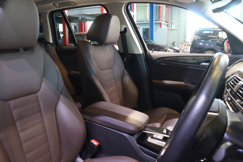 BMW X3 xDrive 20d Xﾗｲﾝ ﾊｲﾗｲﾝP　ﾄﾞﾗｲﾋﾞﾝｸﾞｱｼｽﾄﾌﾟﾗｽ ﾓｶﾚｻﾞｰ 第6世代iDriveﾅﾋﾞ 360ｶﾒﾗ ｱﾀﾞﾌﾟﾃｨﾌﾞLED 全席ﾋｰﾀｰ ﾍｯﾄﾞｱｯﾌﾟﾃﾞｨｽﾌﾟﾚｲ ﾜｲﾔﾚｽﾁｬｰｼﾞﾝｸﾞ 19ｲﾝﾁYｽﾎﾟｰｸAW　2年保証