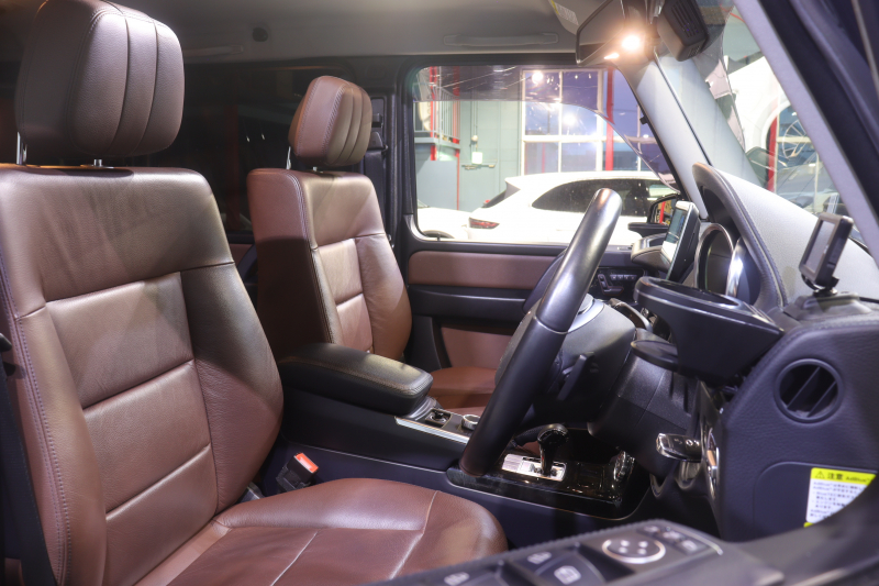 メルセデスベンツ Gクラス G350ﾌﾞﾙｰﾃｯｸ ﾗｸﾞｼﾞｭｱﾘｰPKG　ACC 本革(ﾌﾞﾗｳﾝ) ｻﾝﾙｰﾌ ｱﾝﾄﾞﾛｲﾄﾞﾅﾋﾞ ﾌﾙｾｸﾞTV harman/kardonｻｳﾝﾄﾞ ﾊﾞｯｸｶﾒﾗ 前後席ｼｰﾄﾋｰﾀｰ 純正18ｲﾝﾁAW　2年保証