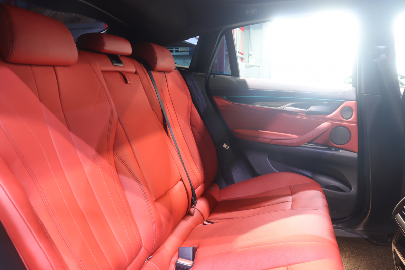 BMW X6 xDrive 35i Mｽﾎﾟｰﾂ ﾌﾟﾗｲﾑ＆ｾﾚｸﾄP　ACC 赤革 ｻﾝﾙｰﾌ 純正ﾅﾋﾞTV harman/kardonｻｳﾝﾄﾞ ｿﾌﾄｸﾛｰｽﾞﾄﾞﾄﾞｱ ﾍｯﾄﾞｱｯﾌﾟﾃﾞｨｽﾌﾟﾚｲ LEDﾍｯﾄﾞﾗｲﾄ Mｴｱﾛ&20AW　2年保証付
