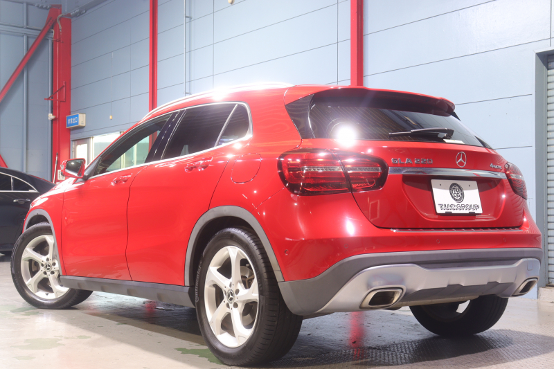 メルセデスベンツ GLA GLA220 4MATIC ﾚｰﾀﾞｰSP　後期ﾓﾃﾞﾙ 黒革 ｼｰﾄﾋｰﾀｰ 純正HDDﾅﾋﾞ TV Bｶﾒﾗ Blouetoothｵｰﾃﾞｨｵ LEDﾍｯﾄﾞﾗｲﾄ ｱｸﾃｨﾌﾞｸﾙｺﾝ 自動ﾘｱｹﾞｰﾄ 純正18ｲﾝﾁAW　2年保証