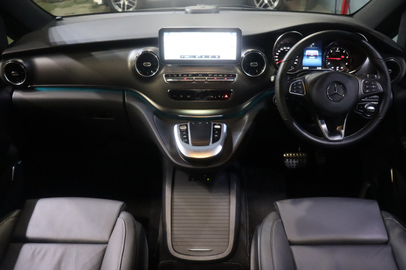 メルセデスベンツ Vクラス V220d AVG ﾛﾝｸﾞ AMGﾗｲﾝ ｴｸｽｸﾙｰｼﾌﾞｼｰﾄPKG　9速AT 黒革 ﾍﾞﾝﾁﾚｰﾀｰ ｵｯﾄﾏﾝ ﾊﾟﾉﾗﾏSR 10.25ｲﾝﾁﾜｲﾄﾞﾅﾋﾞTV 360ｶﾒﾗ ﾌﾞﾙﾒｽﾀｰ 自動Rｹﾞｰﾄ ﾃﾞｼﾞﾀﾙｲﾝﾅｰﾐﾗｰ AMGｴｱﾛ&19ｲﾝﾁAW　2年保証