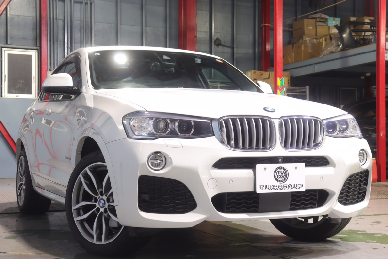 BMW X4 X4 XDrive 28i Mｽﾎﾟｰﾂ　1ｵｰﾅｰ 黒革 ﾋｰﾀｰ 8.8ｲﾝﾁﾅﾋﾞ TV 360ｶﾒﾗ Blouetoothｵｰﾃﾞｨｵ ｱﾀﾞﾌﾟﾃｨﾌﾞｸﾙｰｽﾞｺﾝﾄﾛｰﾙ Mｽﾎﾟｰﾂｻｽﾍﾟﾝｼｮﾝ Mｴｱﾛ&19ｲﾝﾁAW　2年保証