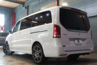 メルセデスベンツ Vクラス V220d ｽﾎﾟｰﾂ ﾛﾝｸﾞ ﾚｰﾀﾞｰSP　黒本革 ﾊﾟﾉﾗﾏｻﾝﾙｰﾌ 8.4ｲﾝﾁﾜｲﾄﾞﾅﾋﾞ Burmesterｻｳﾝﾄﾞ 360ｶﾒﾗ ｱｸﾃｨﾌﾞｸﾙｺﾝ ﾚｰﾝｷｰﾌﾟ ｼｰﾄﾋｰﾀｰ LEDﾍｯﾄﾞﾗｲﾄ AMGｴｱﾛ&19ｲﾝﾁｱﾙﾐﾎｲｰﾙ　2年保証