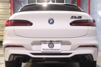 BMW Mシリーズ X4M ｺﾝﾍﾟﾃｨｼｮﾝ　ﾄﾞﾗｲﾋﾞﾝｸﾞｱｼｽﾄﾌﾟﾗｽ ﾌﾞﾗｯｸﾚｻﾞｰﾒﾘﾉ ﾍﾞﾝﾁﾚｰﾀｰ 全席ﾋｰﾀｰ 第6世代IDriveﾅﾋﾞTV 360ｶﾒﾗ Carplay ｶｰﾎﾞﾝｲﾝﾃﾘｱﾄﾘﾑ Mｴｷｿﾞｰｽﾄｼｽﾃﾑ Mｴｱﾛ&21ｲﾝﾁAW　2年保証